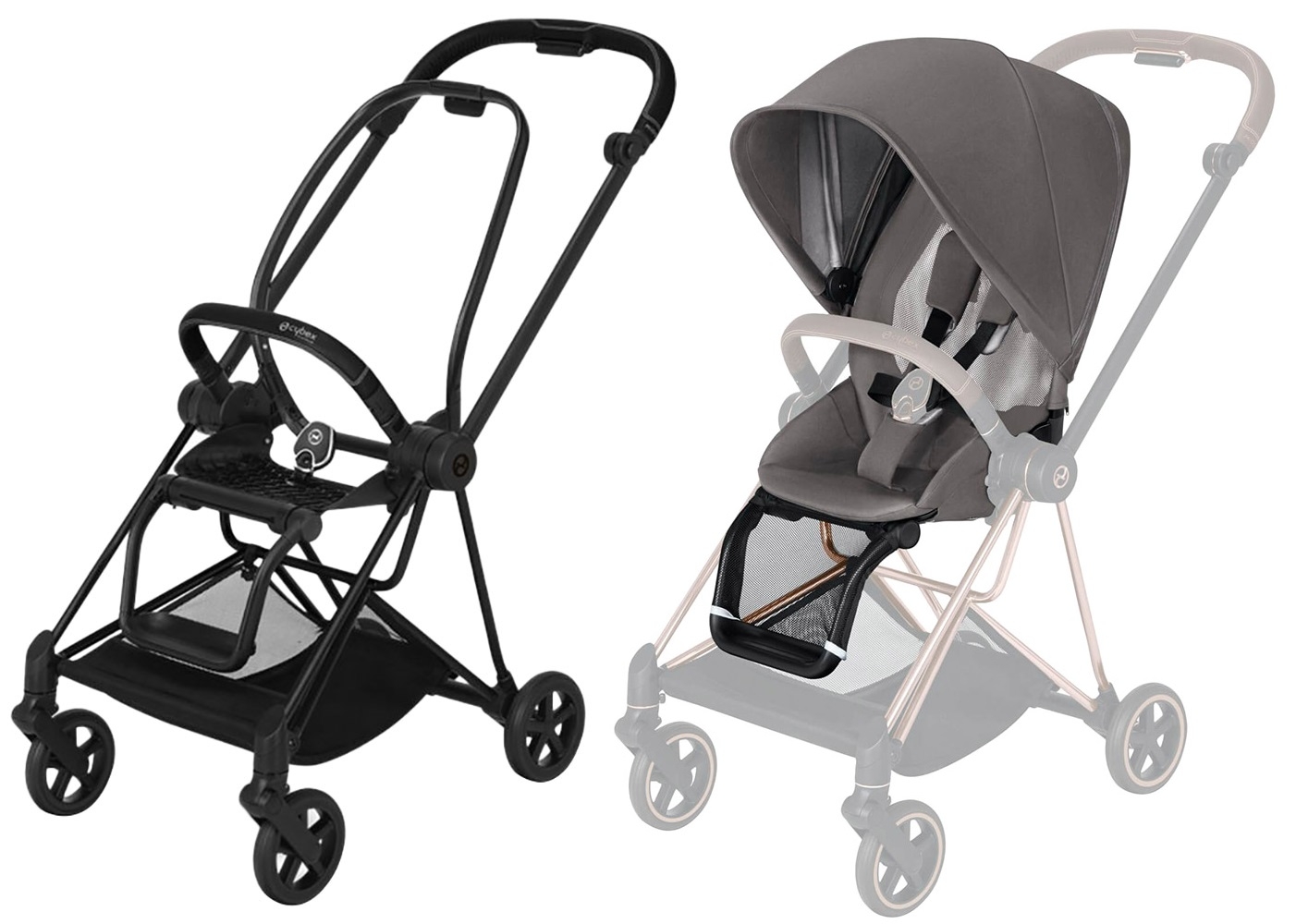 Cybex - Mios Frame & Seat Hardpart with Mios Seat Pack