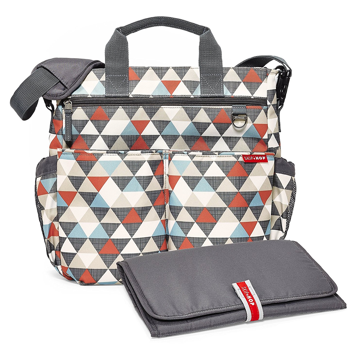 SkipHop Duo Signature Changing Triangles Bag